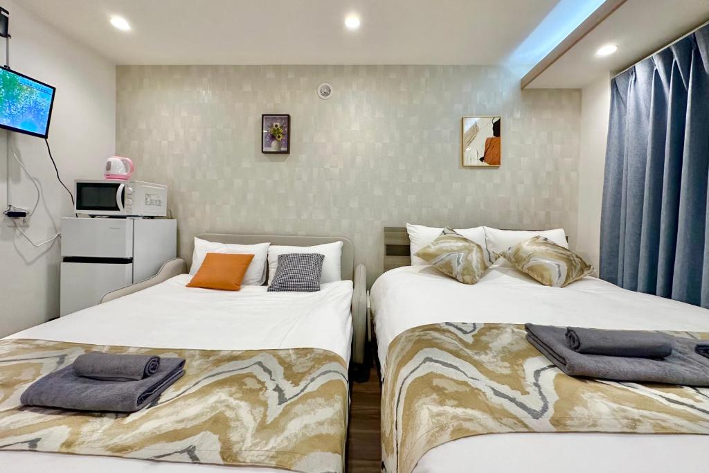 Twin double bed room